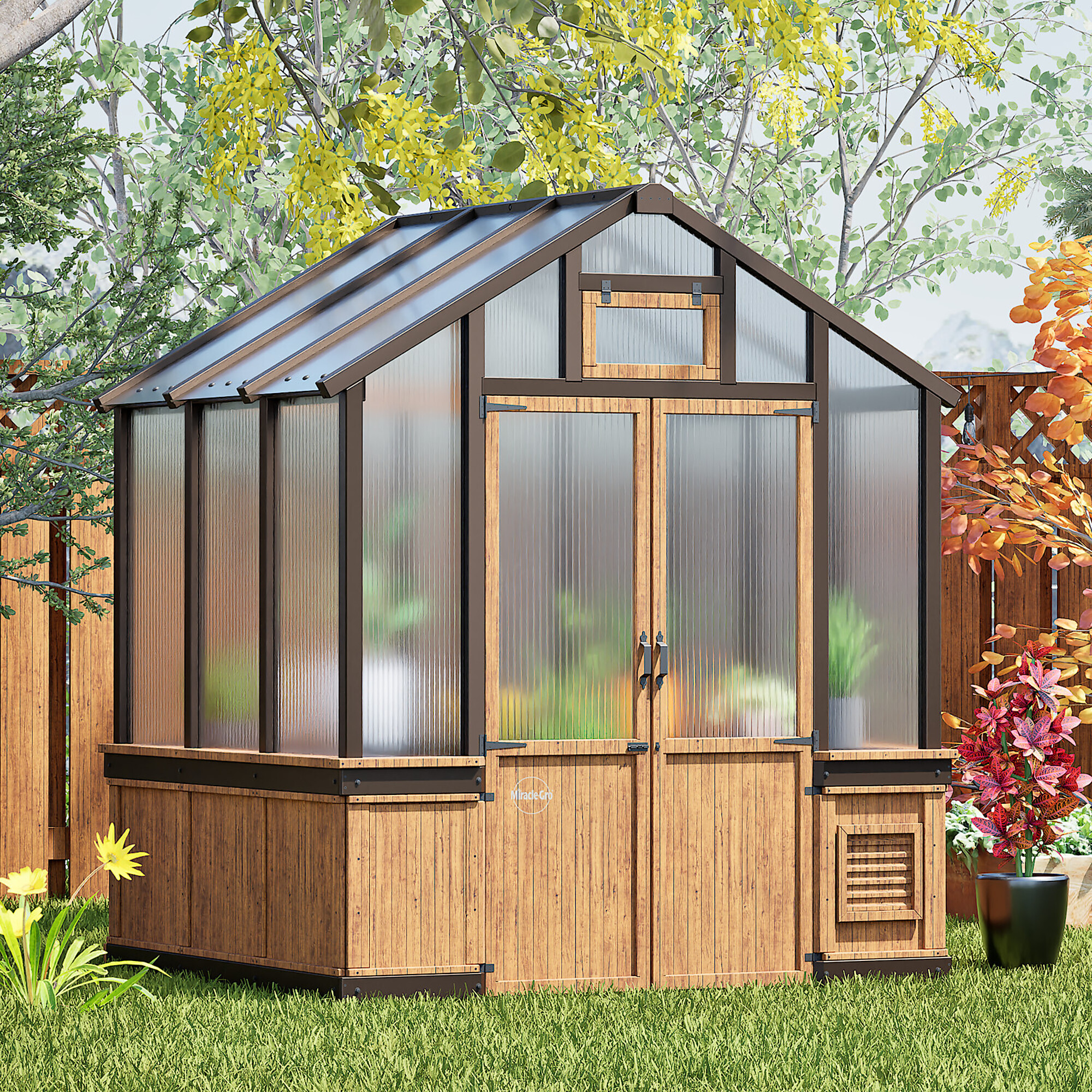 7 x 6 ft. Miracle-Gro® Wood Greenhouse?